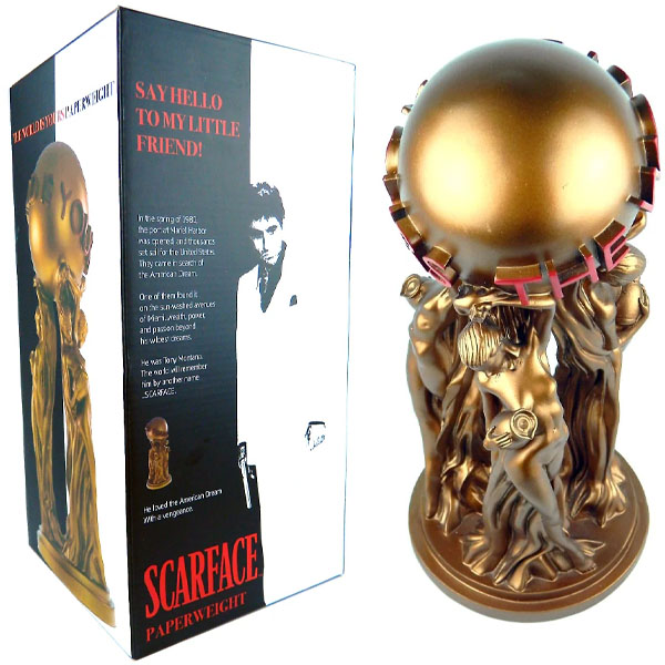 Surreal Entertainment Scarface The World is Yours 12 Inch Resin Paperweight - Statue